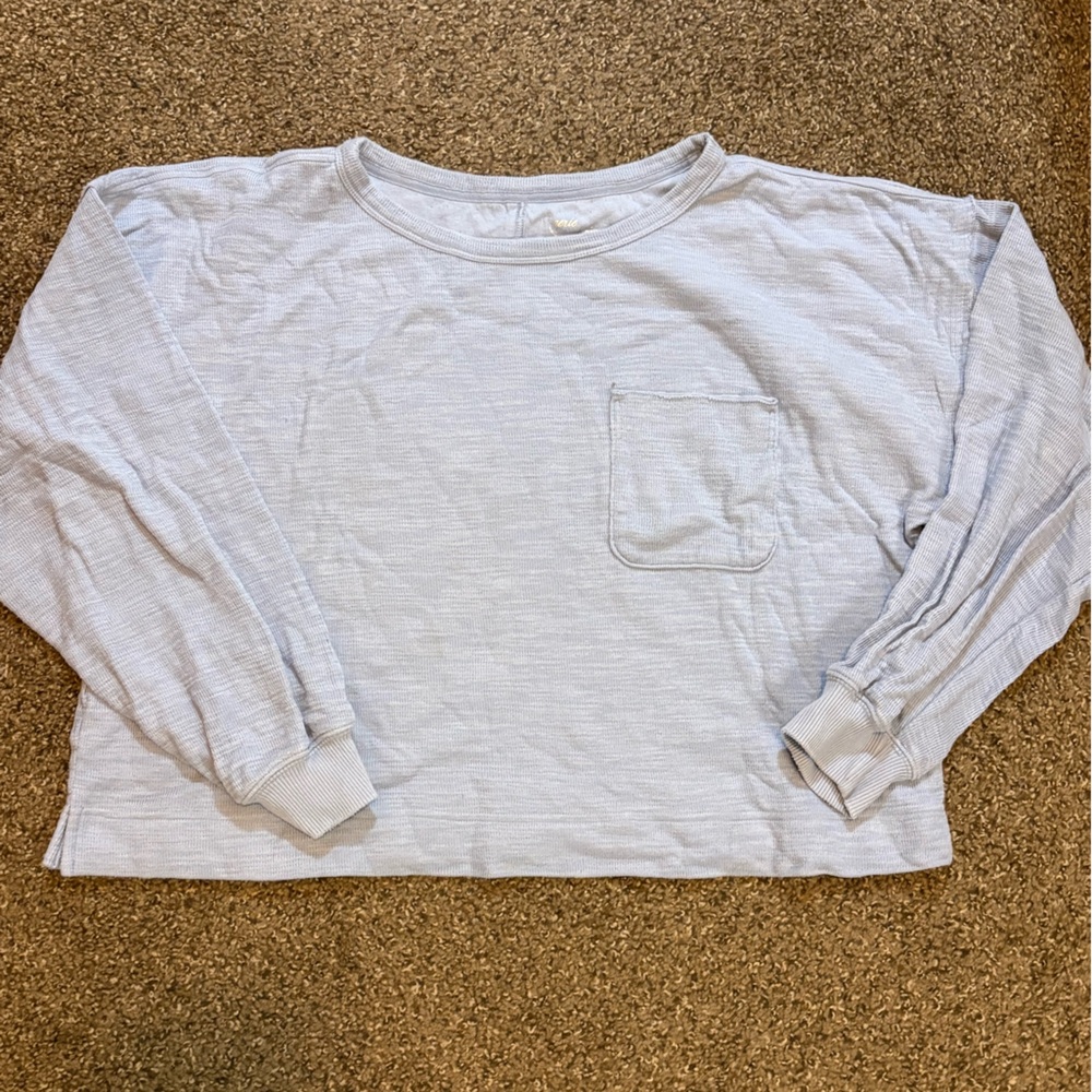 Aerie blue Cozy Top